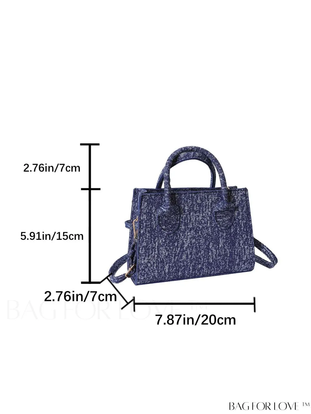 BagForLove - Compact and Trendy Square Bag for Fashionable On-the-Go Style
