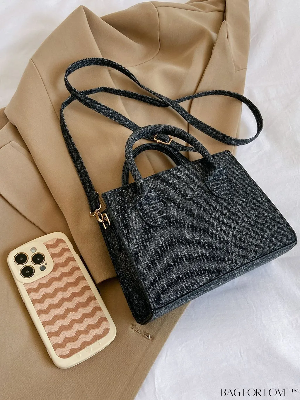 BagForLove - Compact and Trendy Square Bag for Fashionable On-the-Go Style