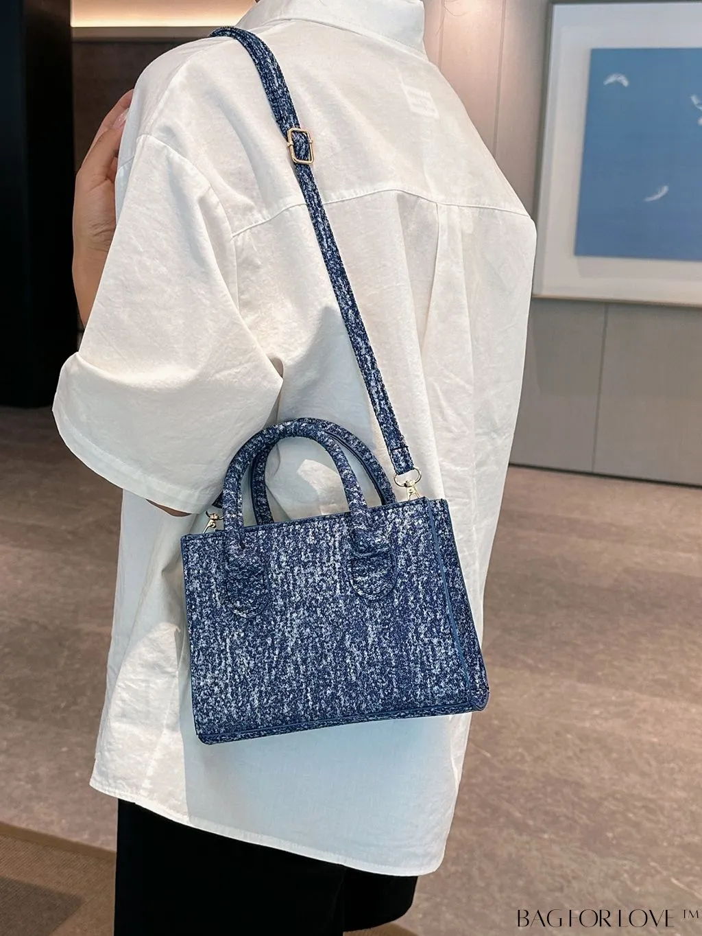 BagForLove - Compact and Trendy Square Bag for Fashionable On-the-Go Style