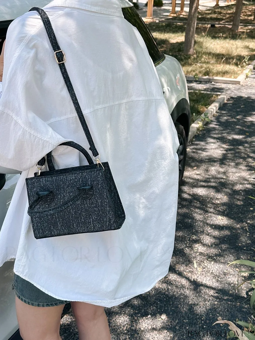 BagForLove - Compact and Trendy Square Bag for Fashionable On-the-Go Style