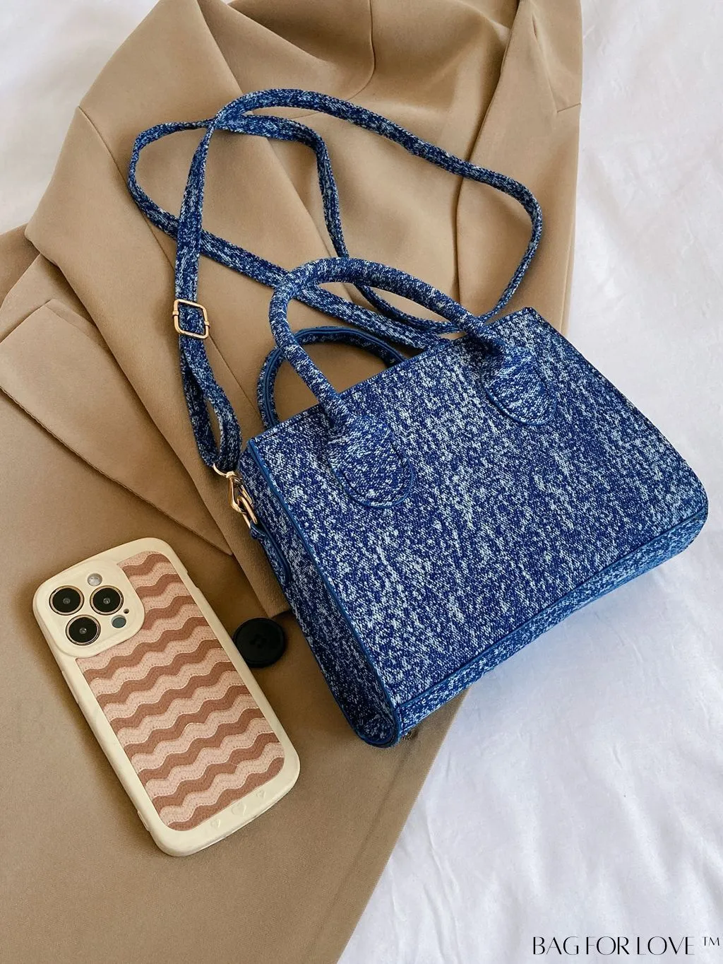 BagForLove - Compact and Trendy Square Bag for Fashionable On-the-Go Style