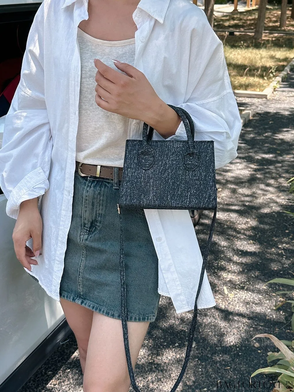 BagForLove - Compact and Trendy Square Bag for Fashionable On-the-Go Style
