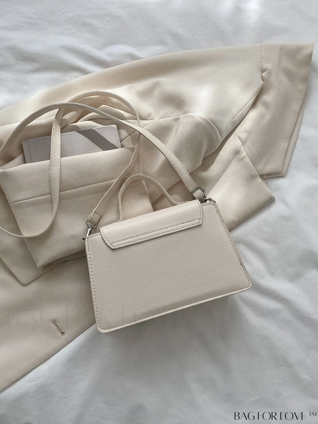BagForLove - Compact Chain-Adorned Satchel: Stylish and Functional