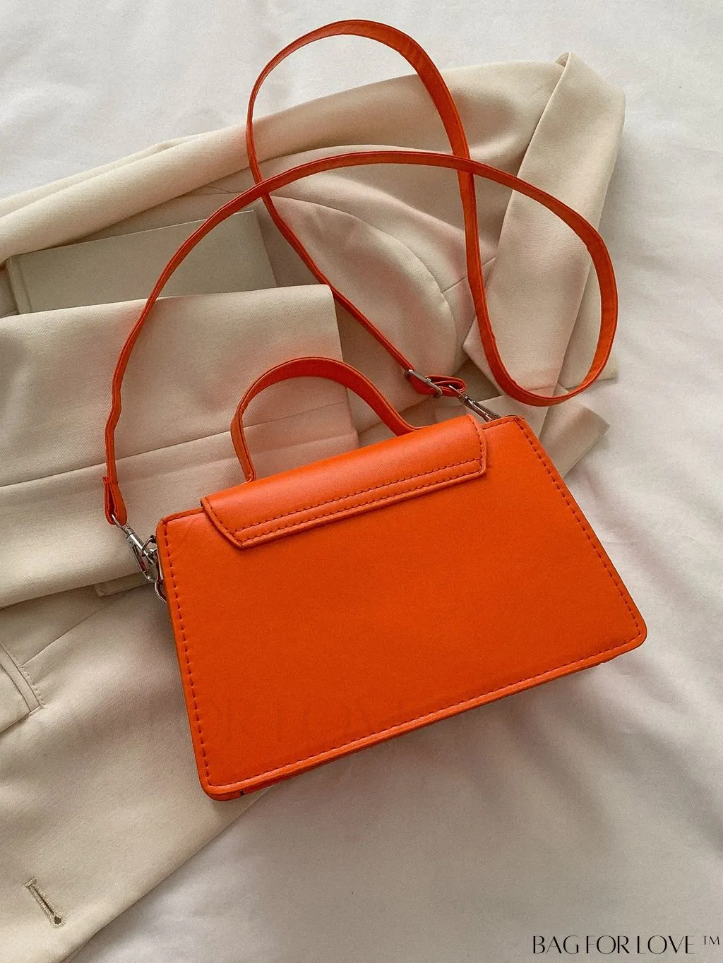 BagForLove - Compact Chain-Adorned Satchel: Stylish and Functional