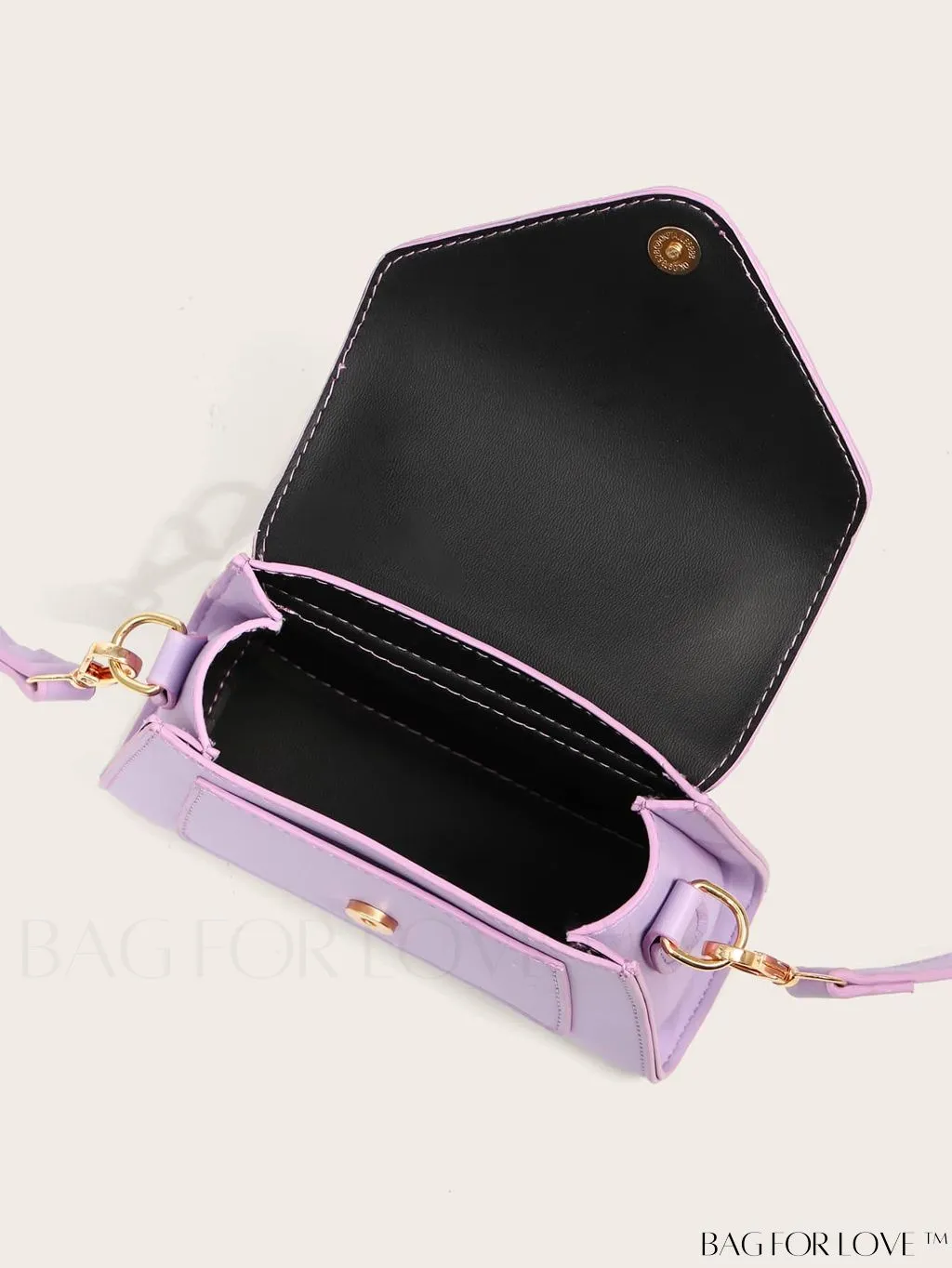 BagForLove - Compact Minimal Flap Satchel - Stylishly Efficient