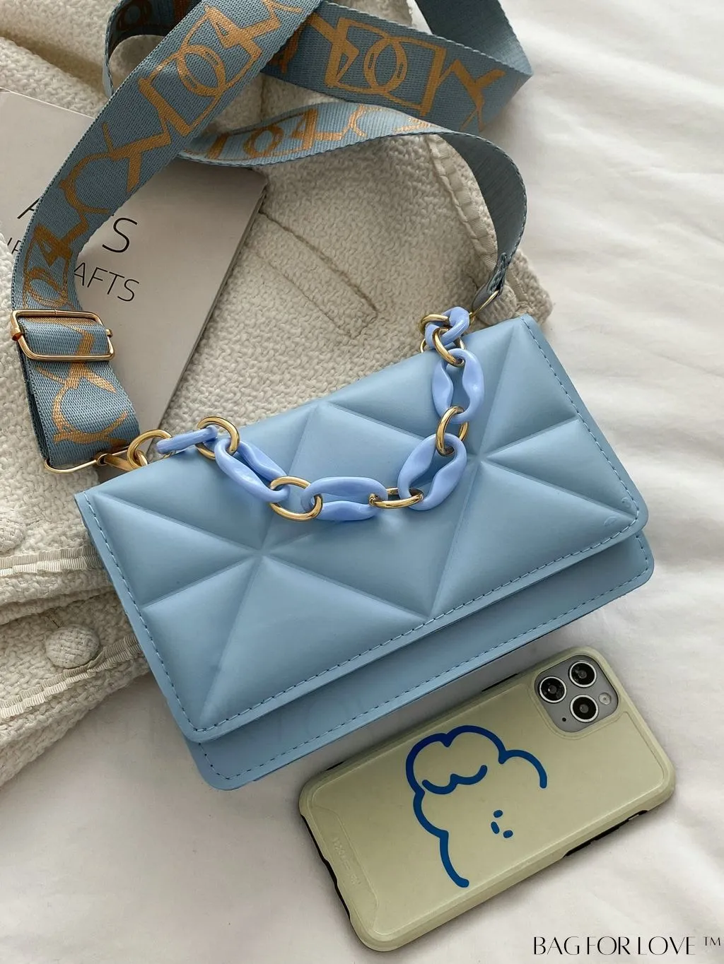 BagForLove - Compact Quilted Satchel: Elegant and Versatile