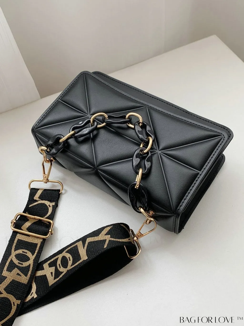BagForLove - Compact Quilted Satchel: Elegant and Versatile