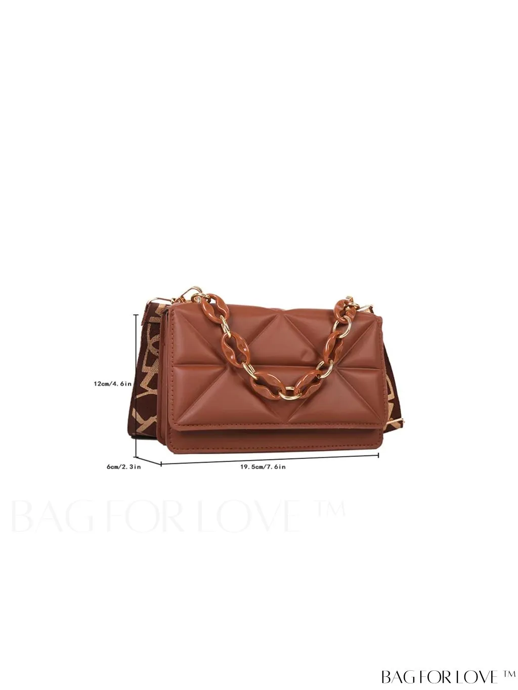 BagForLove - Compact Quilted Satchel: Elegant and Versatile