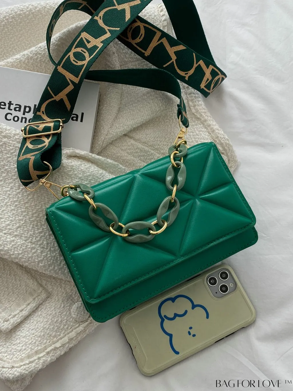 BagForLove - Compact Quilted Satchel: Elegant and Versatile