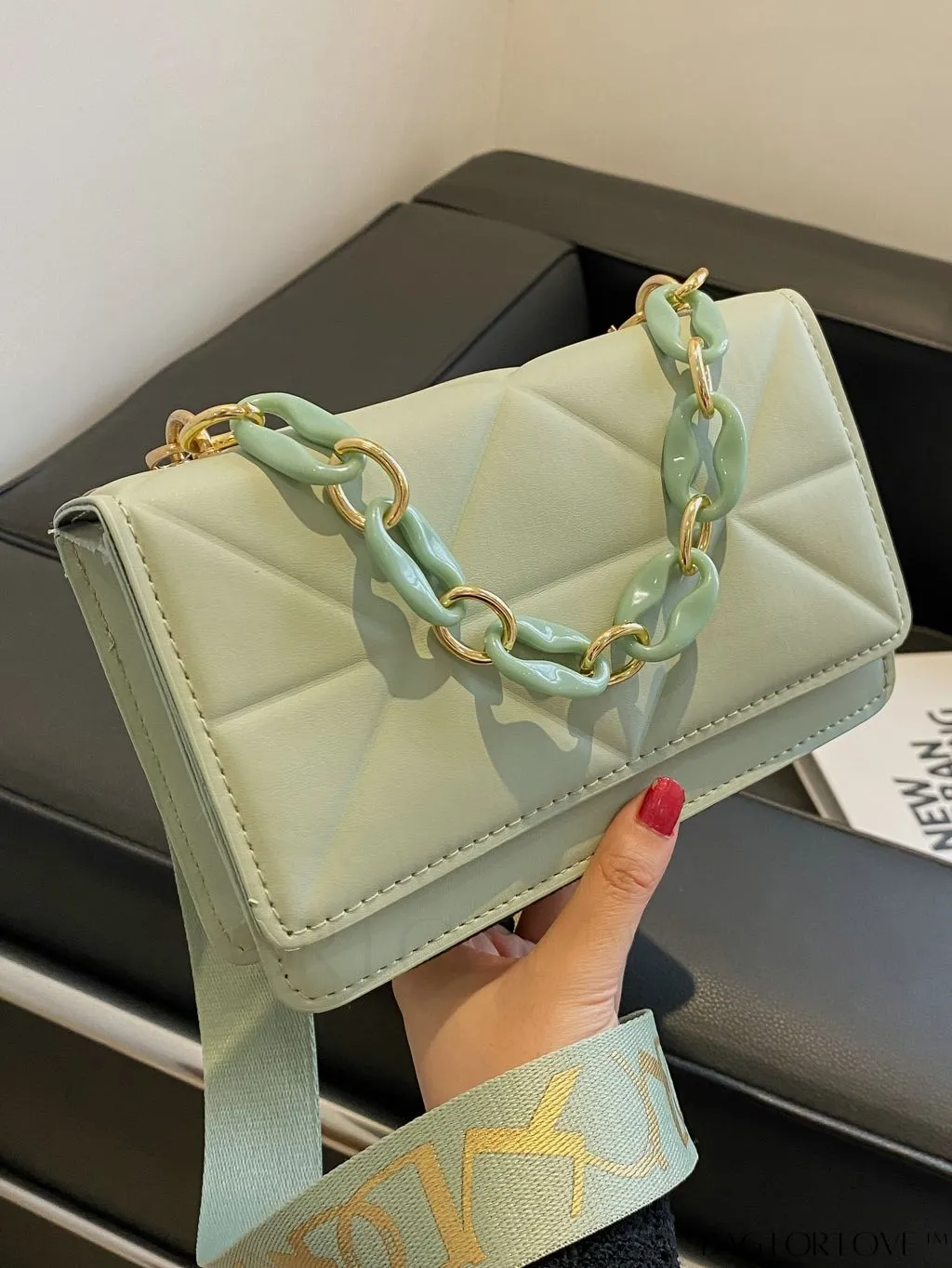 BagForLove - Compact Quilted Satchel: Elegant and Versatile