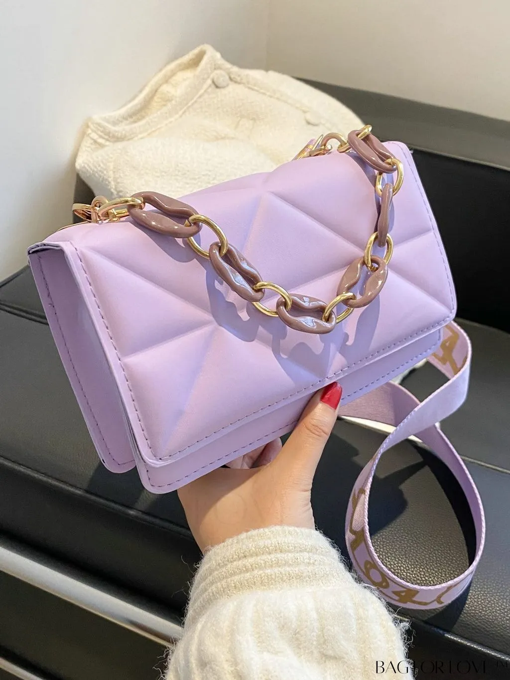 BagForLove - Compact Quilted Satchel: Elegant and Versatile