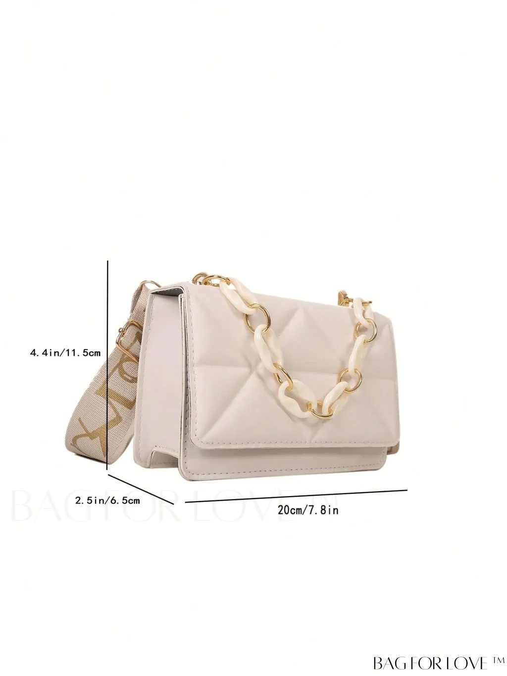 BagForLove - Compact Quilted Satchel: Elegant and Versatile