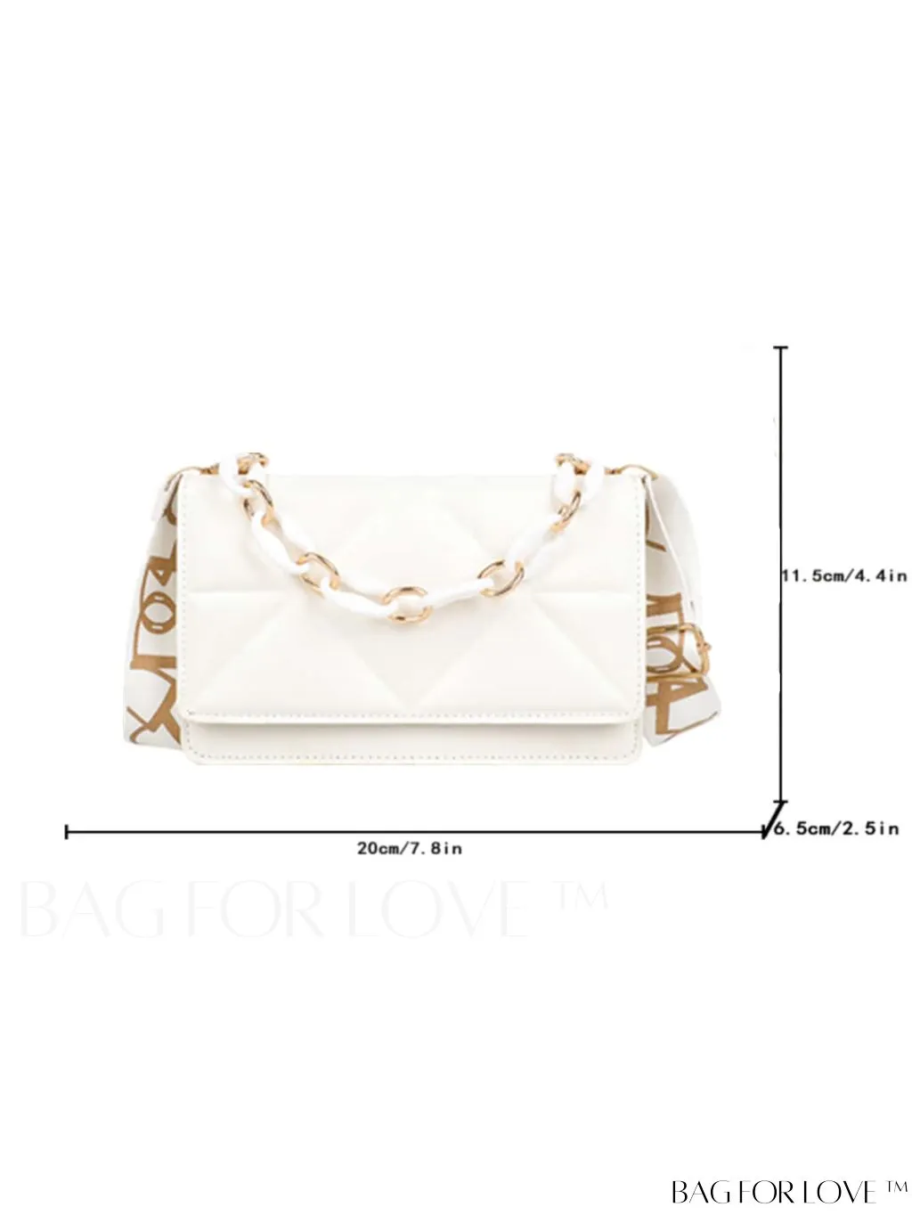 BagForLove - Compact Quilted Satchel: Elegant and Versatile