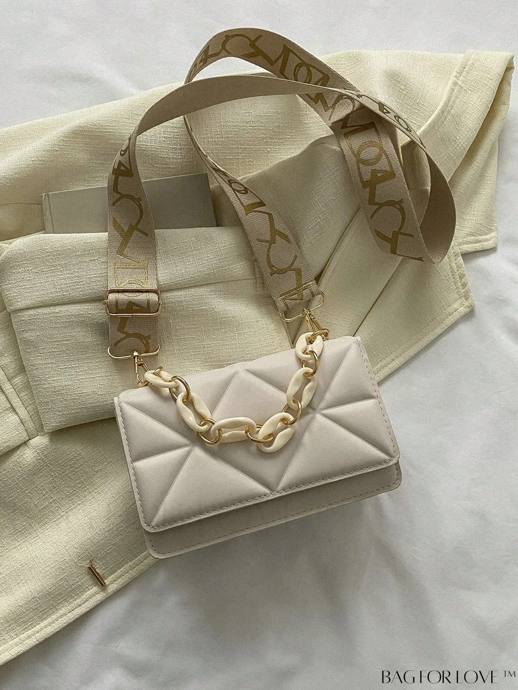 BagForLove - Compact Quilted Satchel: Elegant and Versatile