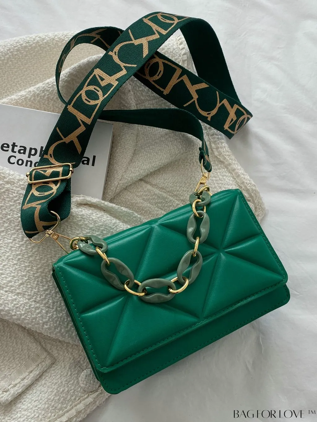 BagForLove - Compact Quilted Satchel: Elegant and Versatile