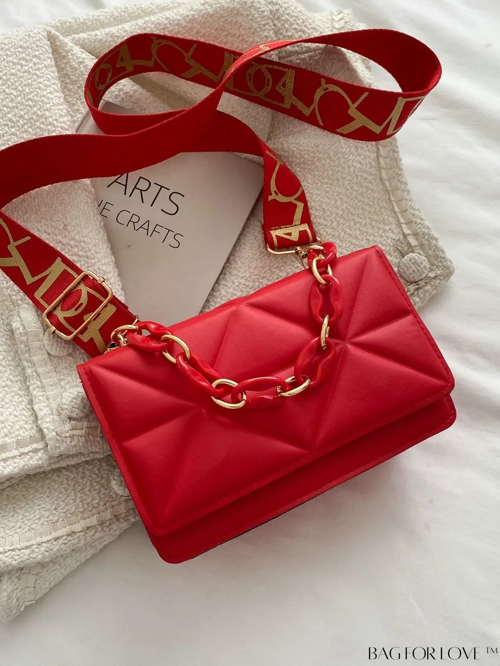 BagForLove - Compact Quilted Satchel: Elegant and Versatile
