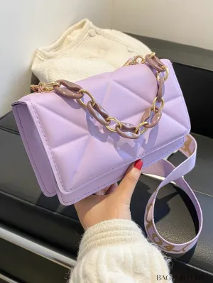 BagForLove - Compact Quilted Satchel: Elegant and Versatile