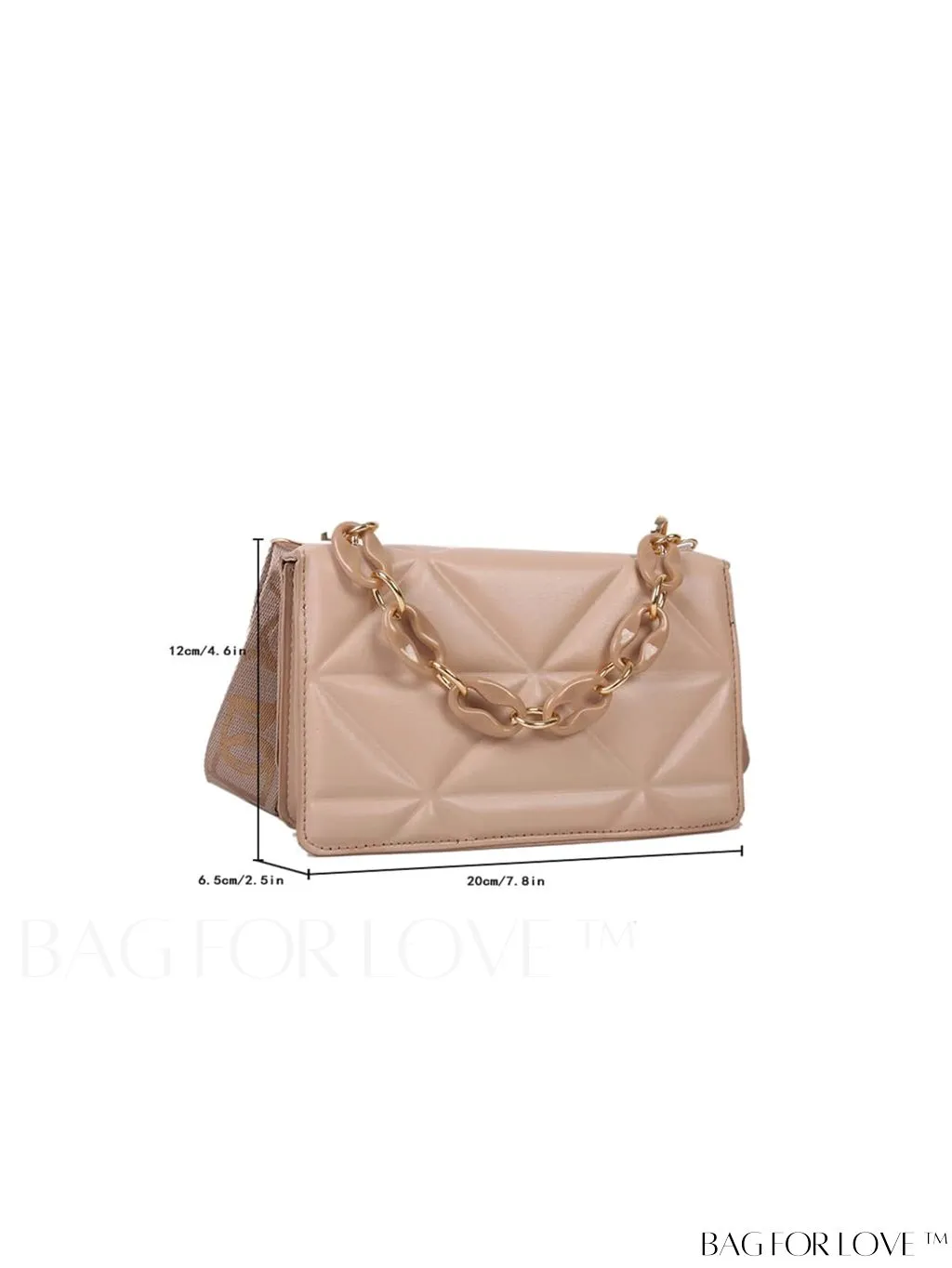BagForLove - Compact Quilted Satchel: Elegant and Versatile