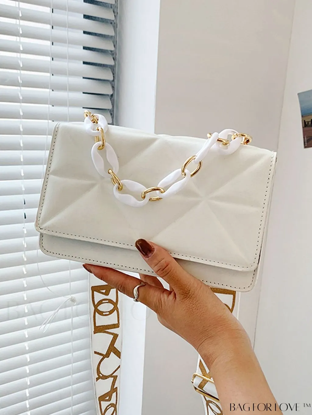 BagForLove - Compact Quilted Satchel: Elegant and Versatile
