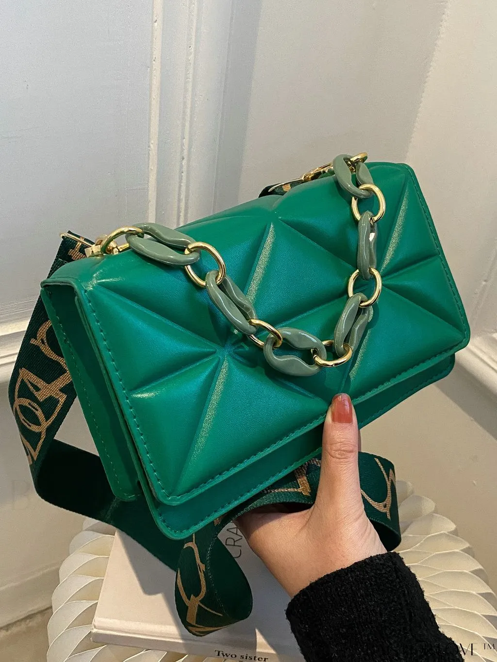 BagForLove - Compact Quilted Satchel: Elegant and Versatile
