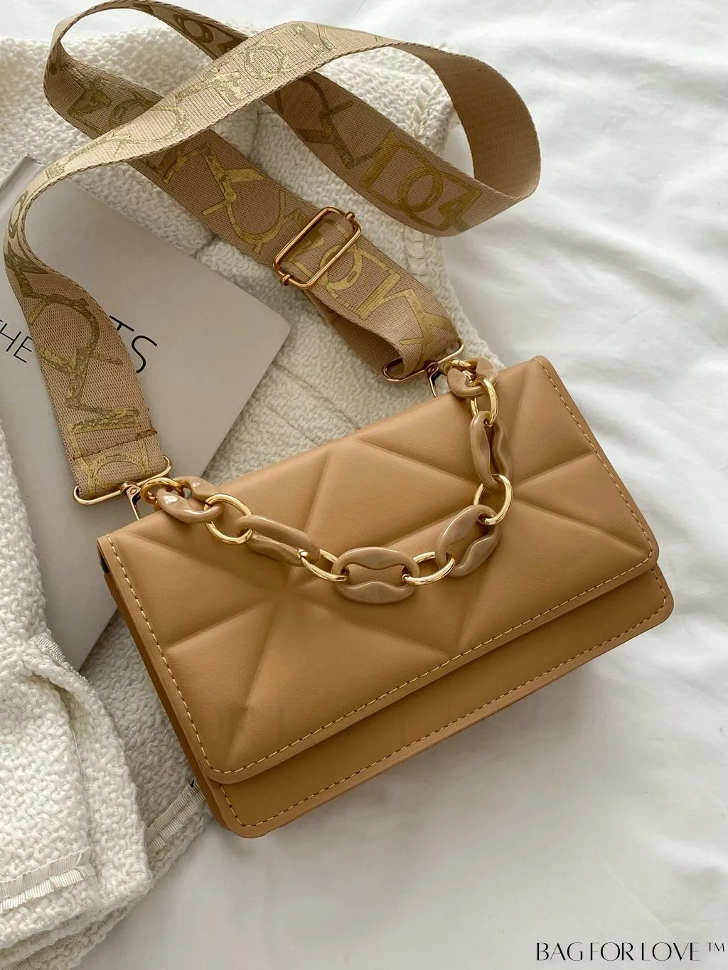 BagForLove - Compact Quilted Satchel: Elegant and Versatile