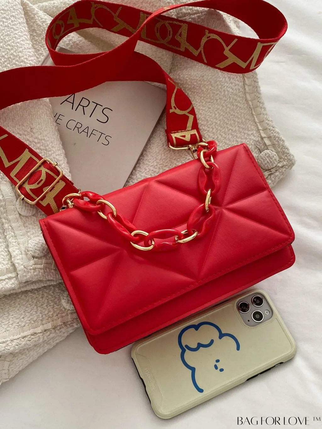 BagForLove - Compact Quilted Satchel: Elegant and Versatile