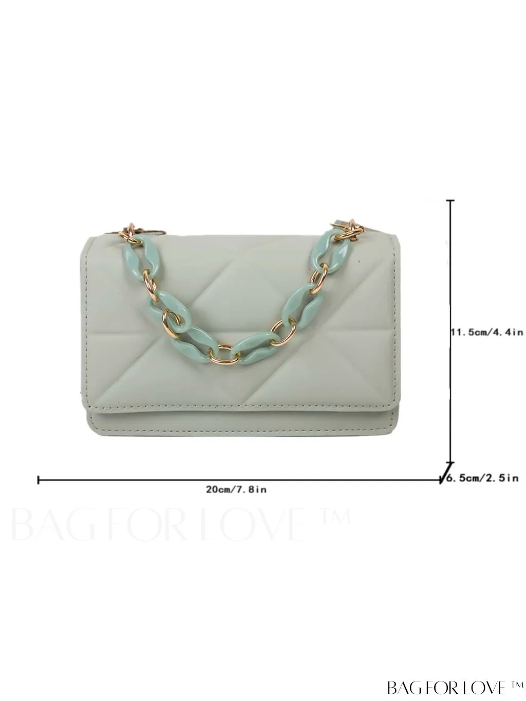 BagForLove - Compact Quilted Satchel: Elegant and Versatile