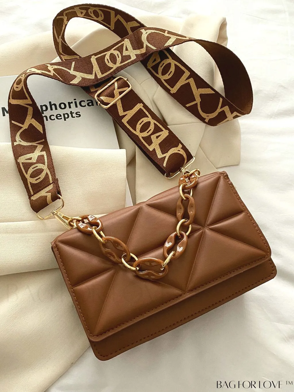 BagForLove - Compact Quilted Satchel: Elegant and Versatile