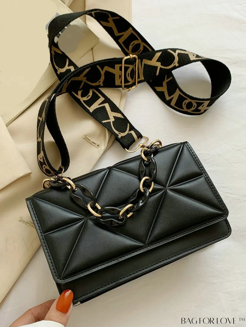 BagForLove - Compact Quilted Satchel: Elegant and Versatile
