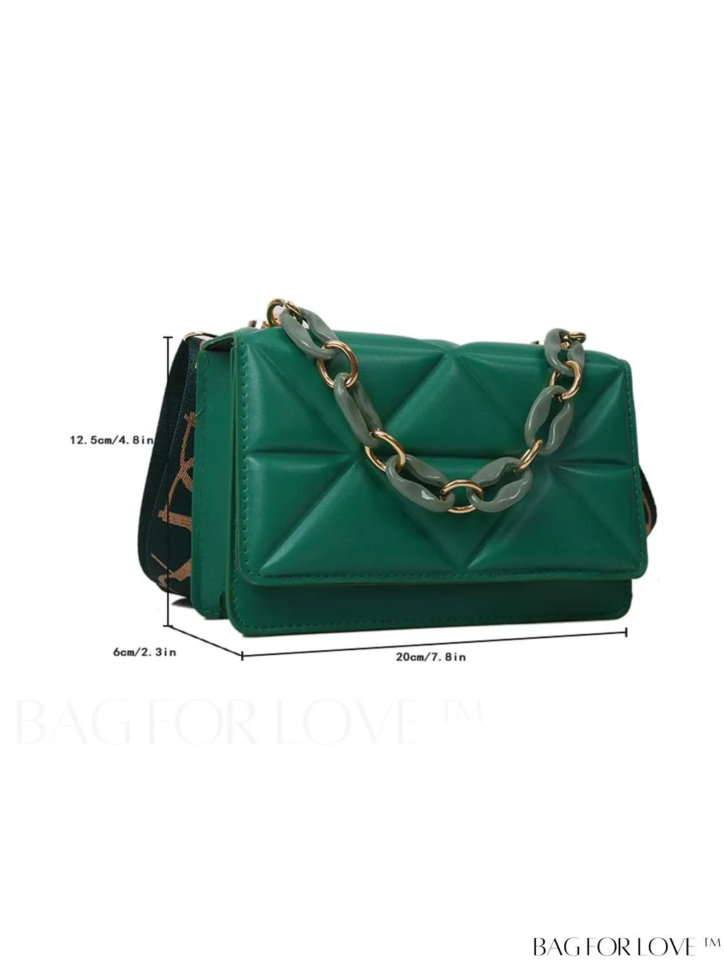 BagForLove - Compact Quilted Satchel: Elegant and Versatile