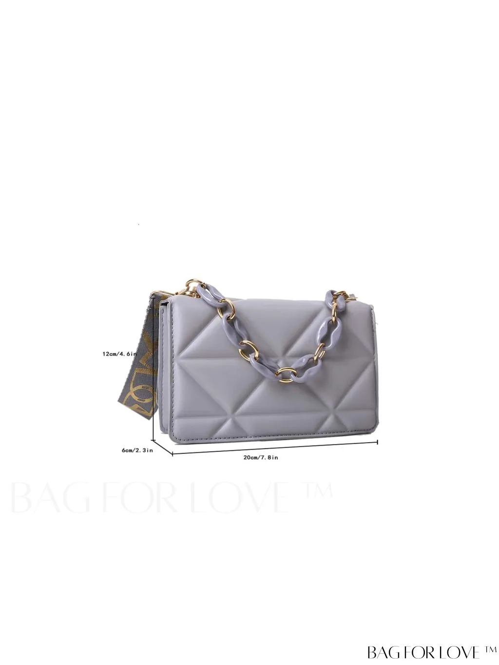 BagForLove - Compact Quilted Satchel: Elegant and Versatile