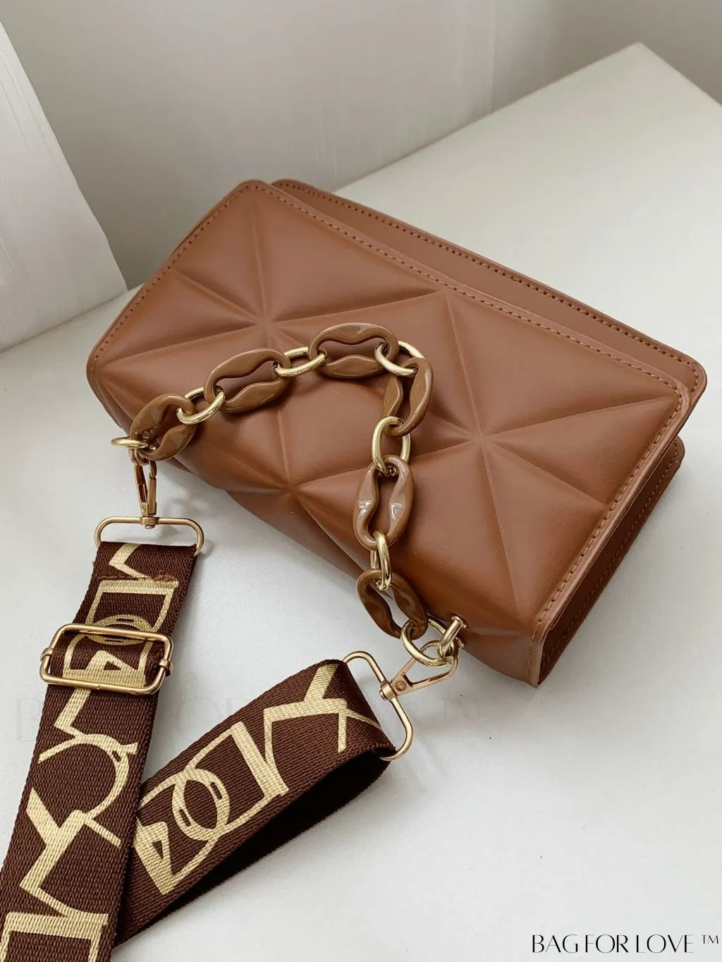 BagForLove - Compact Quilted Satchel: Elegant and Versatile