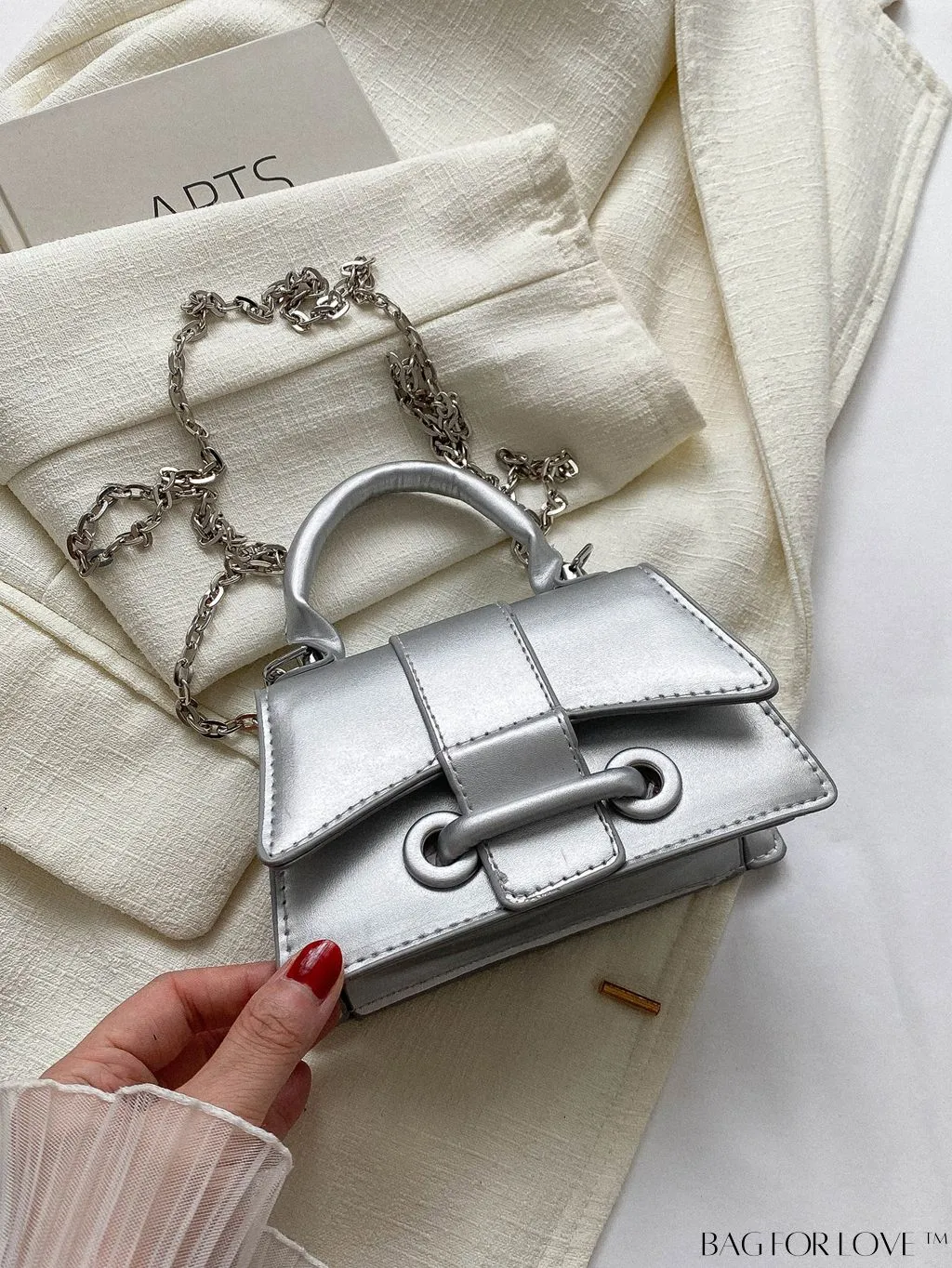 BagForLove - Compact Shoulder Chain Handbag for Phones, Lipstick, and Keys