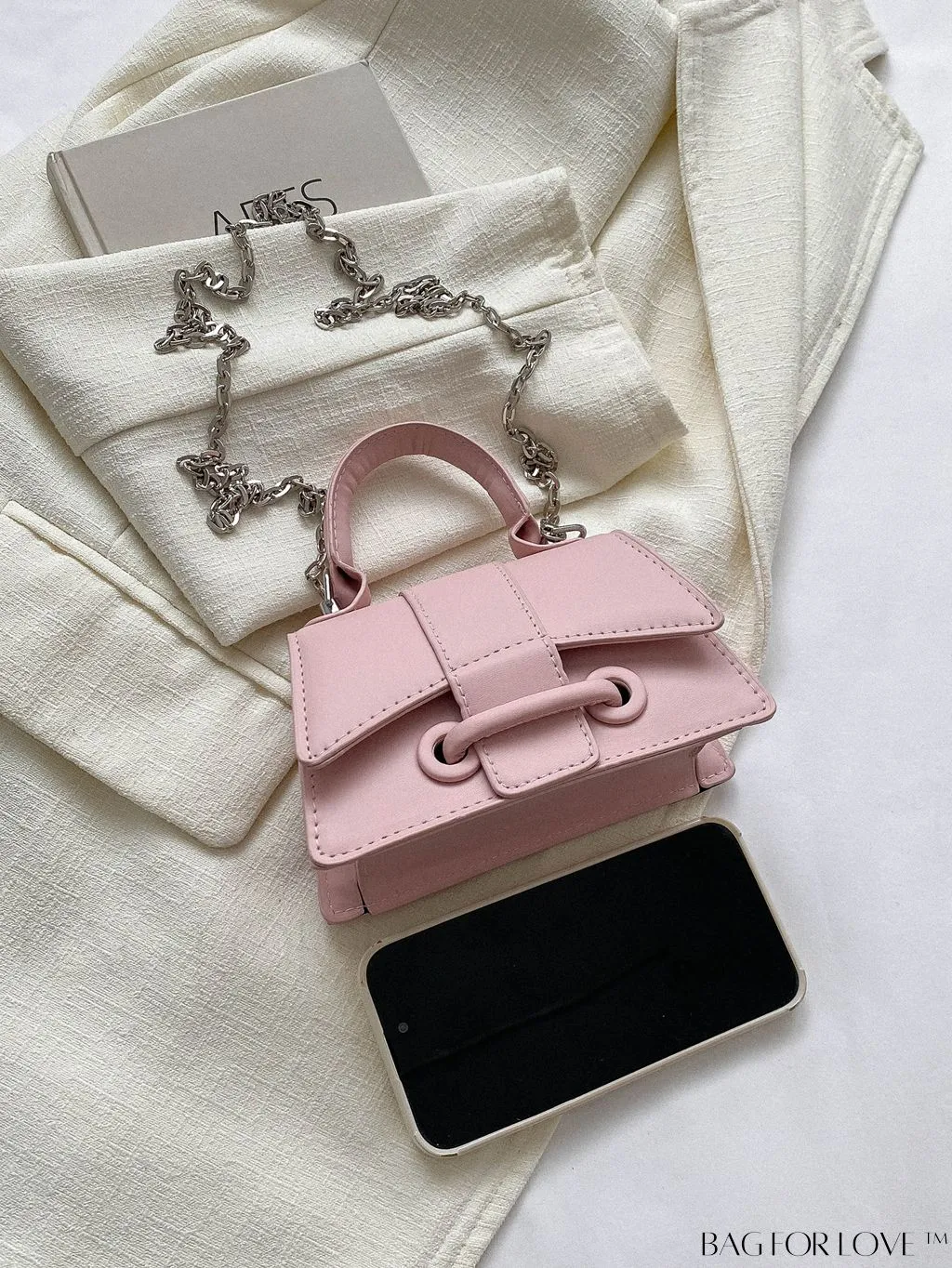 BagForLove - Compact Shoulder Chain Handbag for Phones, Lipstick, and Keys