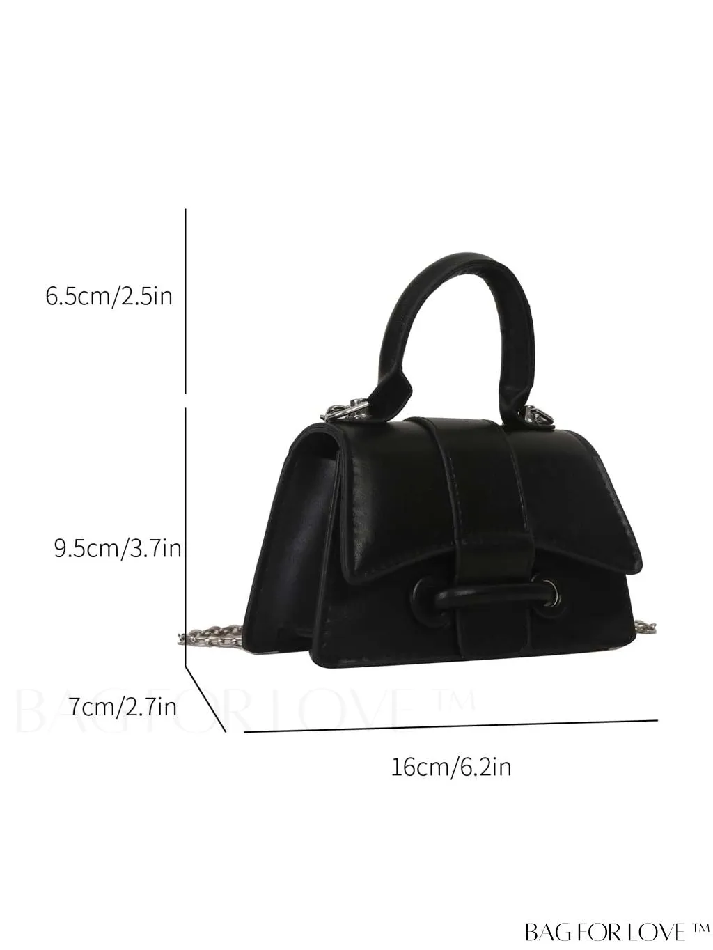 BagForLove - Compact Shoulder Chain Handbag for Phones, Lipstick, and Keys