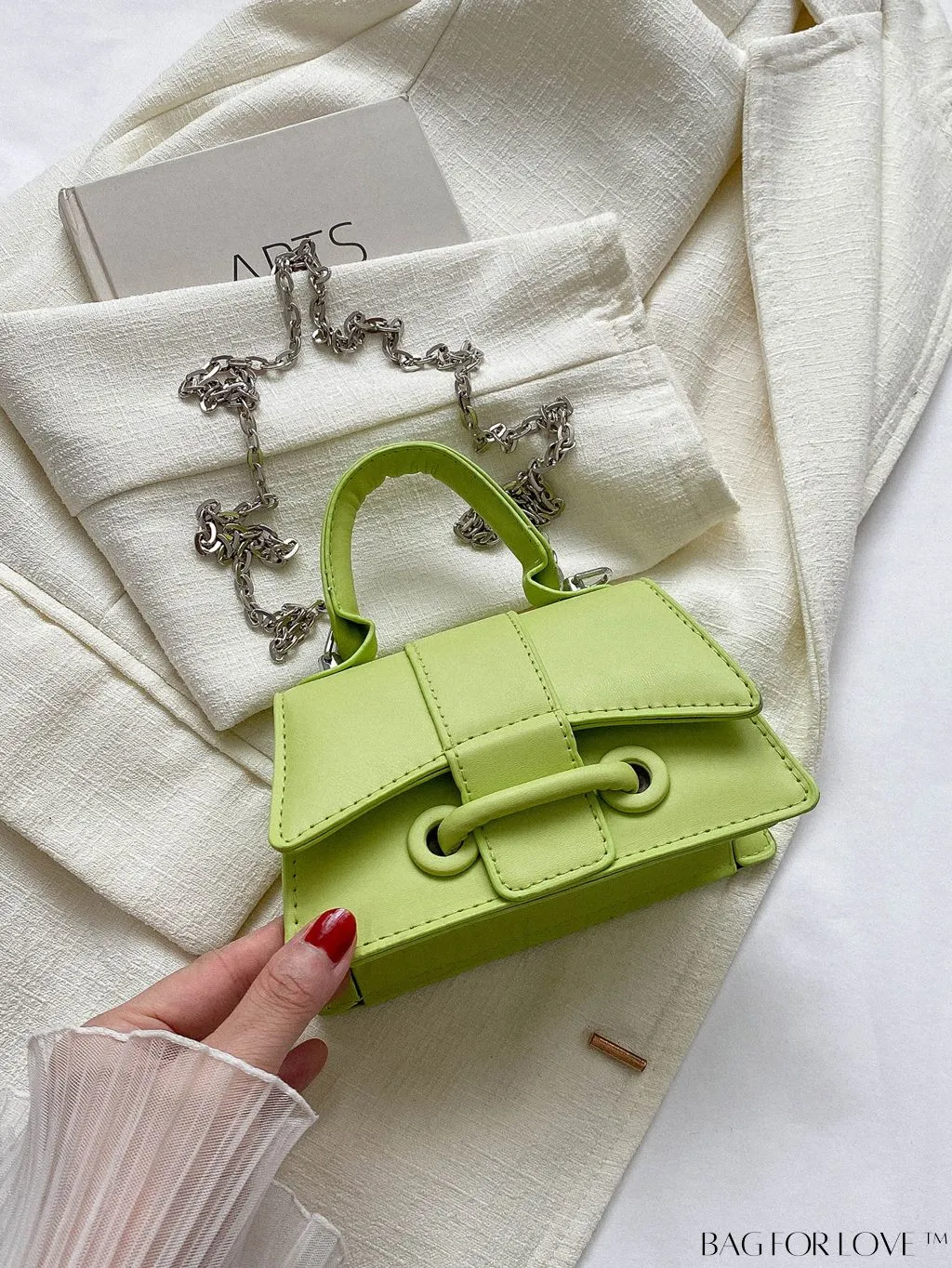 BagForLove - Compact Shoulder Chain Handbag for Phones, Lipstick, and Keys