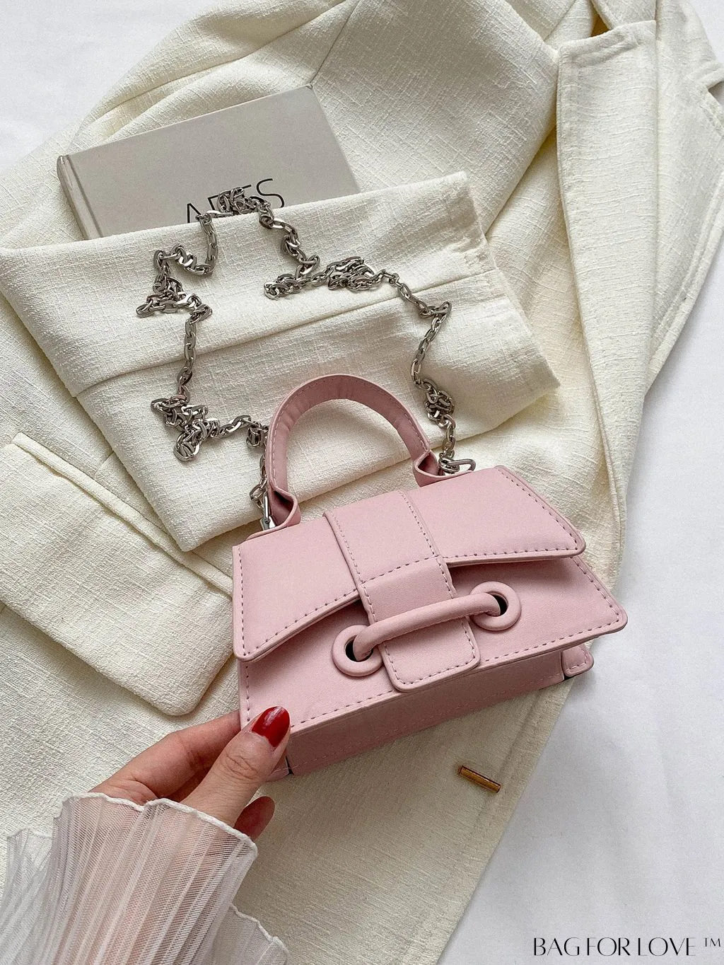 BagForLove - Compact Shoulder Chain Handbag for Phones, Lipstick, and Keys