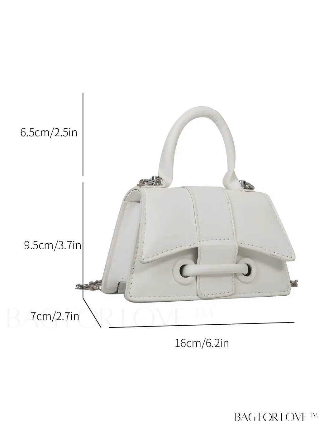 BagForLove - Compact Shoulder Chain Handbag for Phones, Lipstick, and Keys
