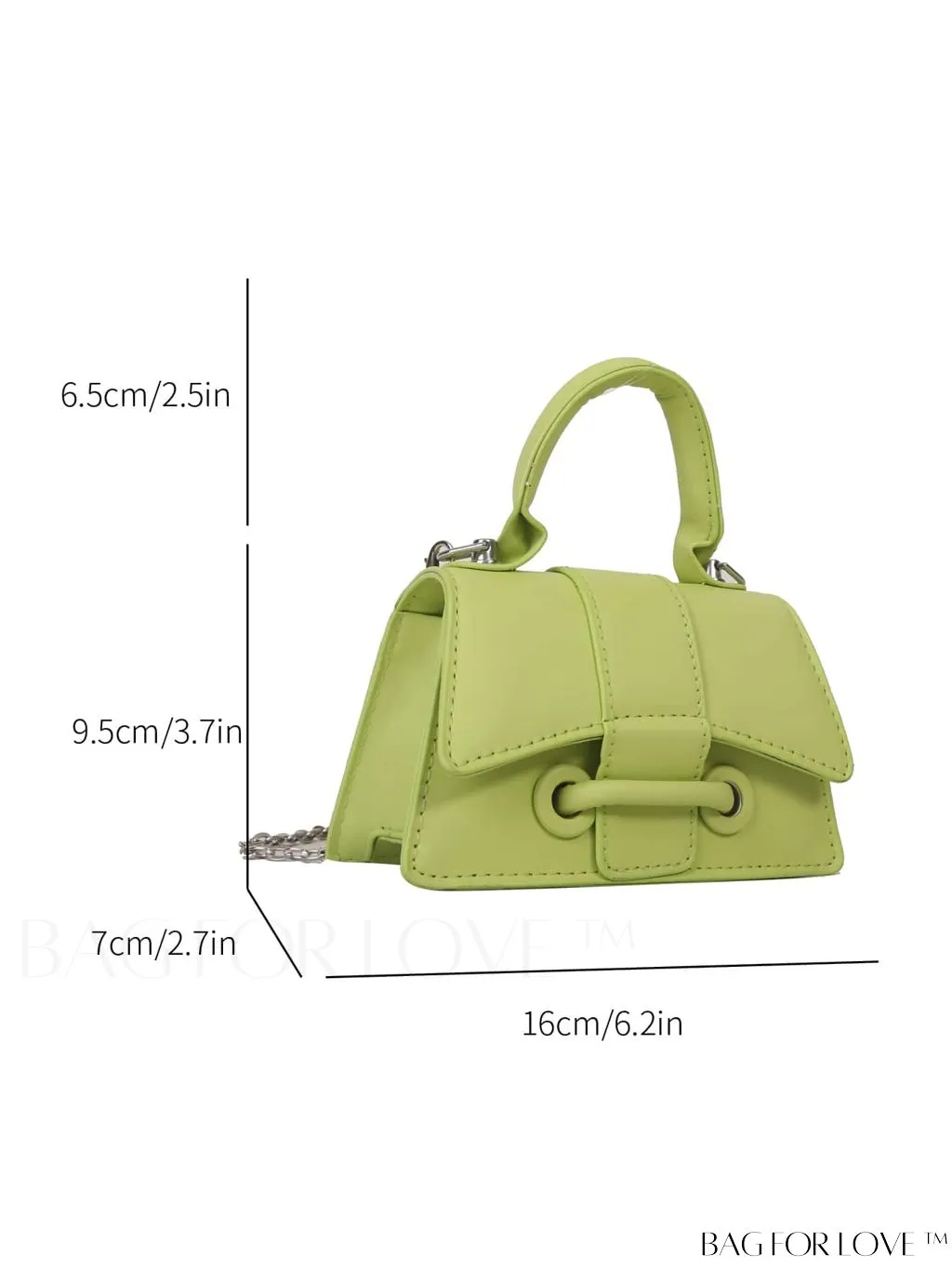 BagForLove - Compact Shoulder Chain Handbag for Phones, Lipstick, and Keys