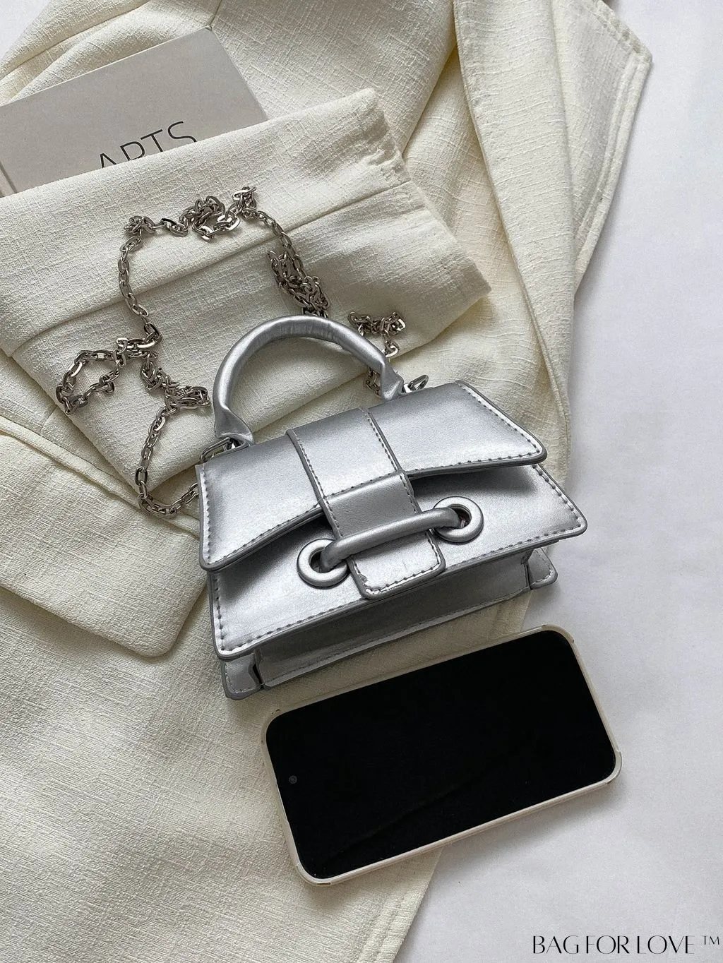 BagForLove - Compact Shoulder Chain Handbag for Phones, Lipstick, and Keys