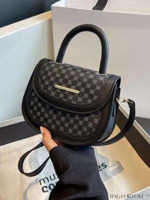 BagForLove - Compact Stylish Printed Handbag with Adjustable Shoulder Strap