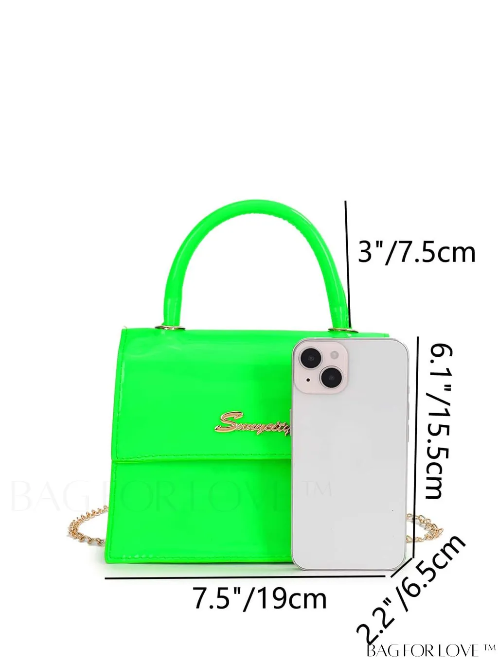BagForLove - Compact Tie-Dye Chain Flap Bag
