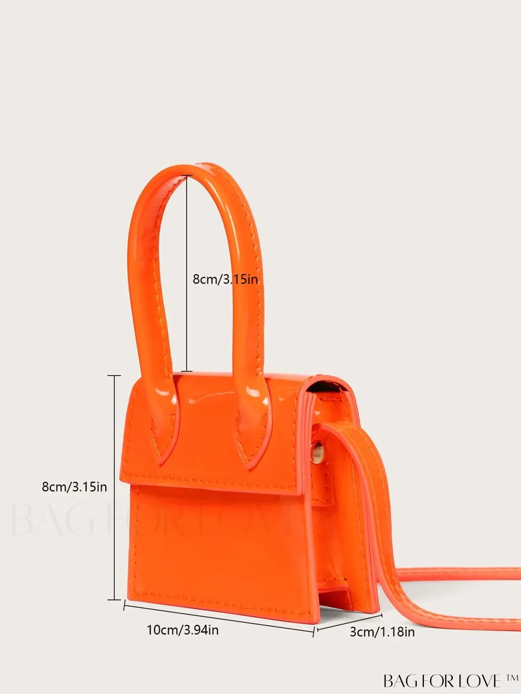 BagForLove - Compact Top Handle Satchel: Stylish and Functional