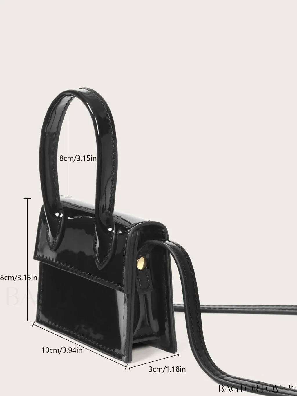 BagForLove - Compact Top Handle Satchel: Stylish and Functional