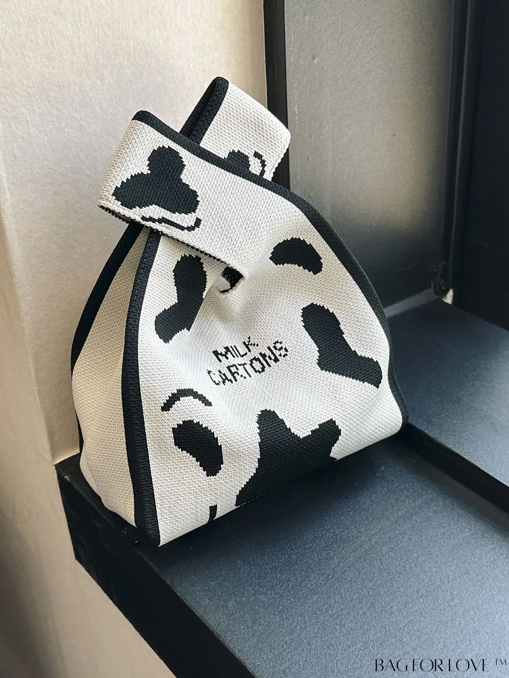 BagForLove - Letter Patterned Knit Casual Tote Bag - Latest Addition