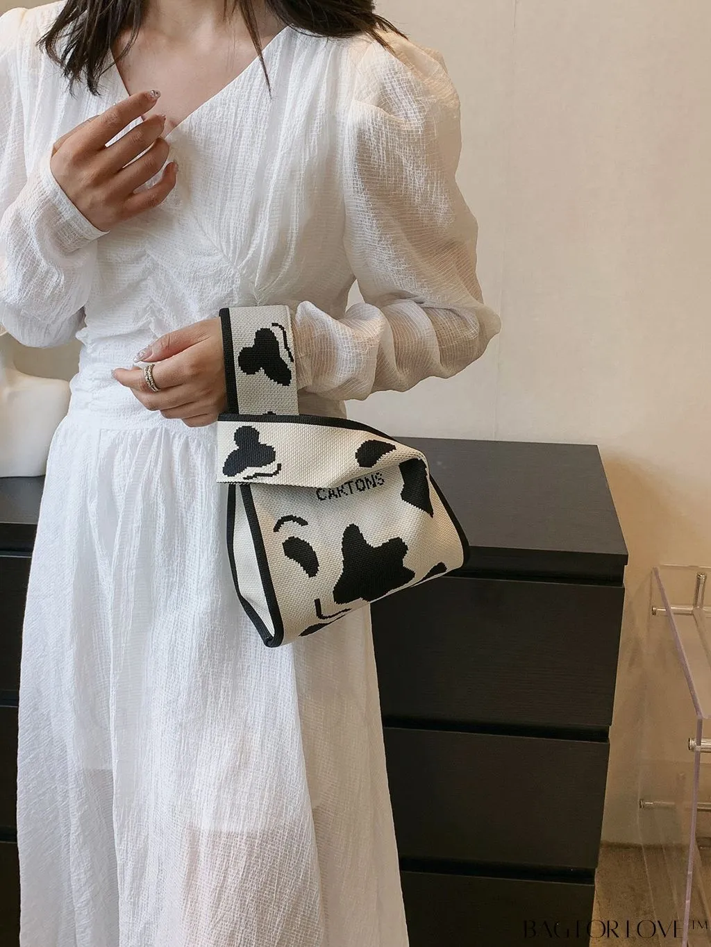 BagForLove - Letter Patterned Knit Casual Tote Bag - Latest Addition