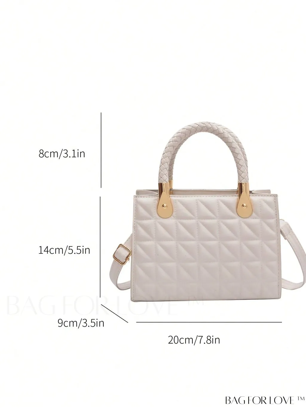 BagForLove - Mini Braided Straw Bag with Zipper Detail - Perfect Mothers Day Gift!