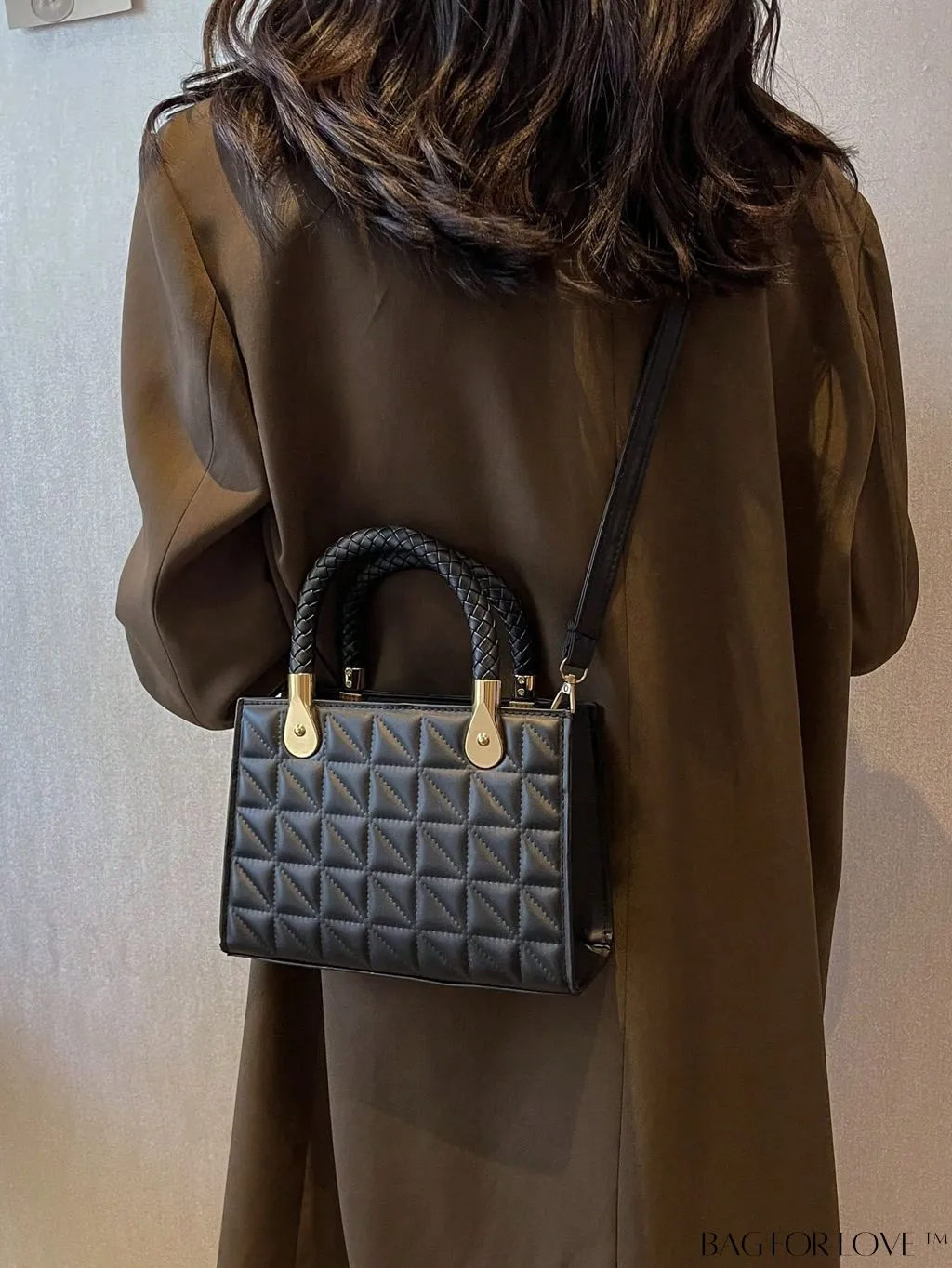 BagForLove - Mini Braided Straw Bag with Zipper Detail - Perfect Mothers Day Gift!
