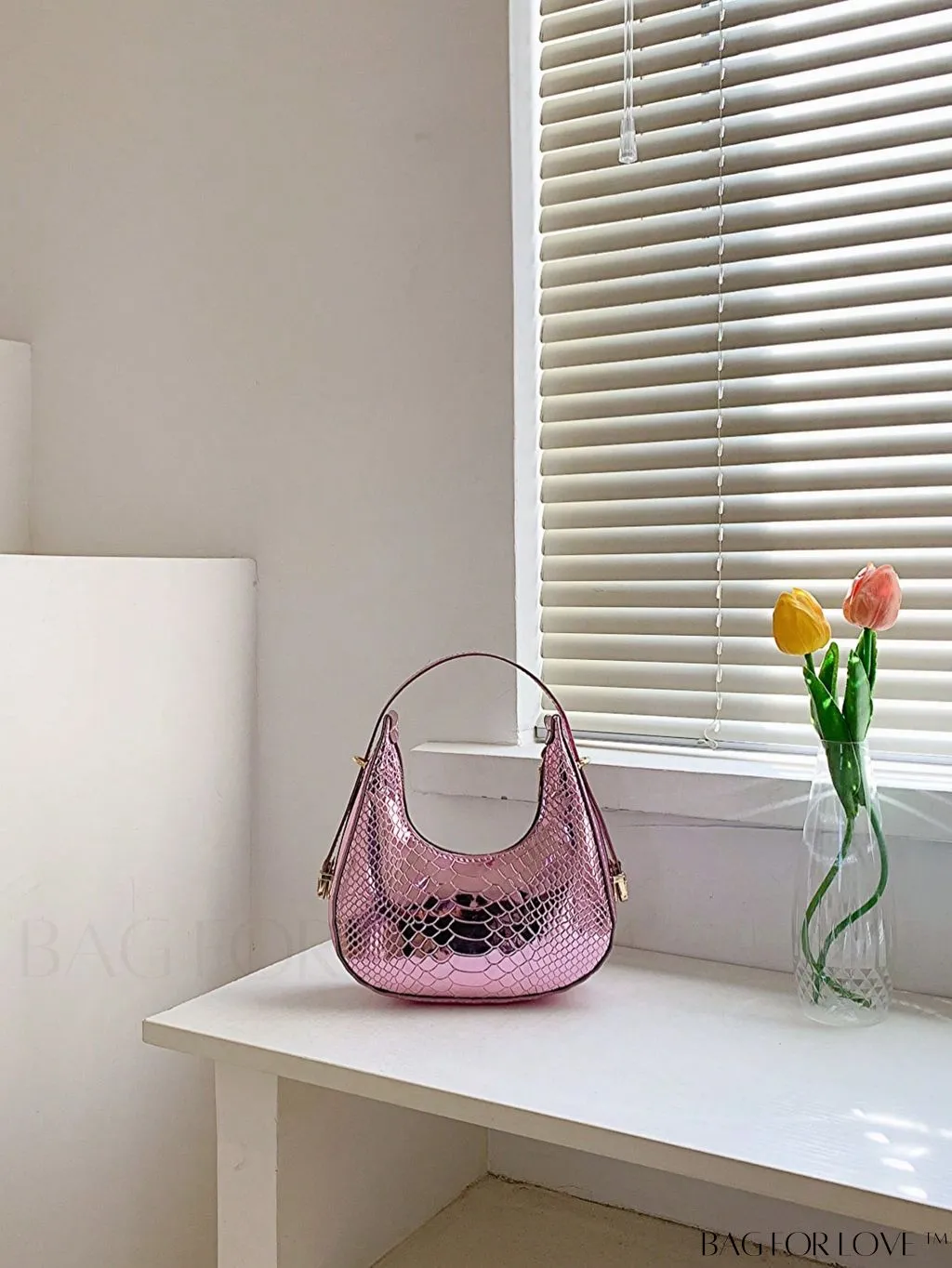 BagForLove - Mini Geometric Shoulder Bag for Women - Fashionable & Stylish