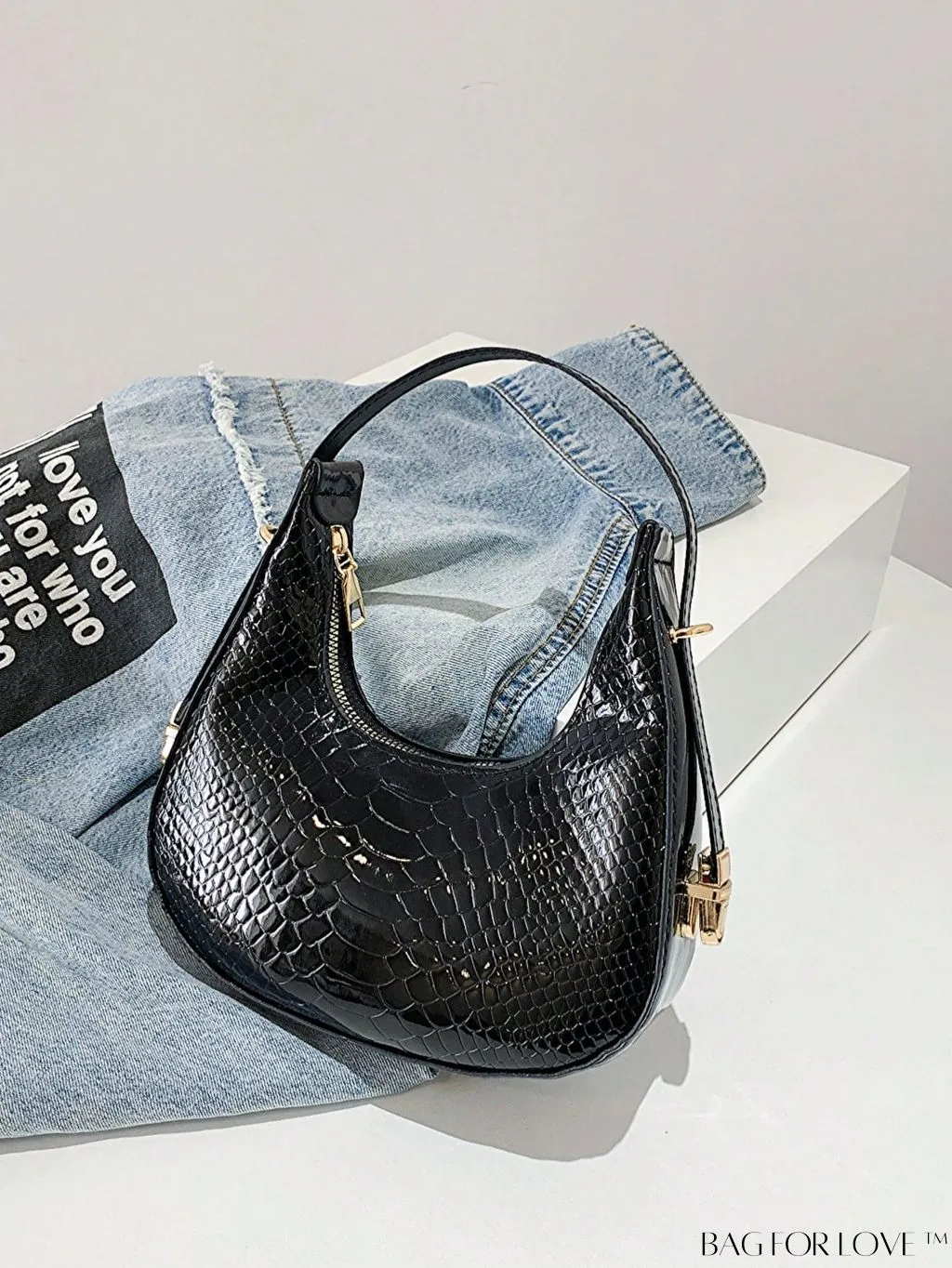 BagForLove - Mini Geometric Shoulder Bag for Women - Fashionable & Stylish